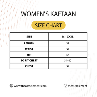 Cheetah Print Women's Kaftan (Blue)