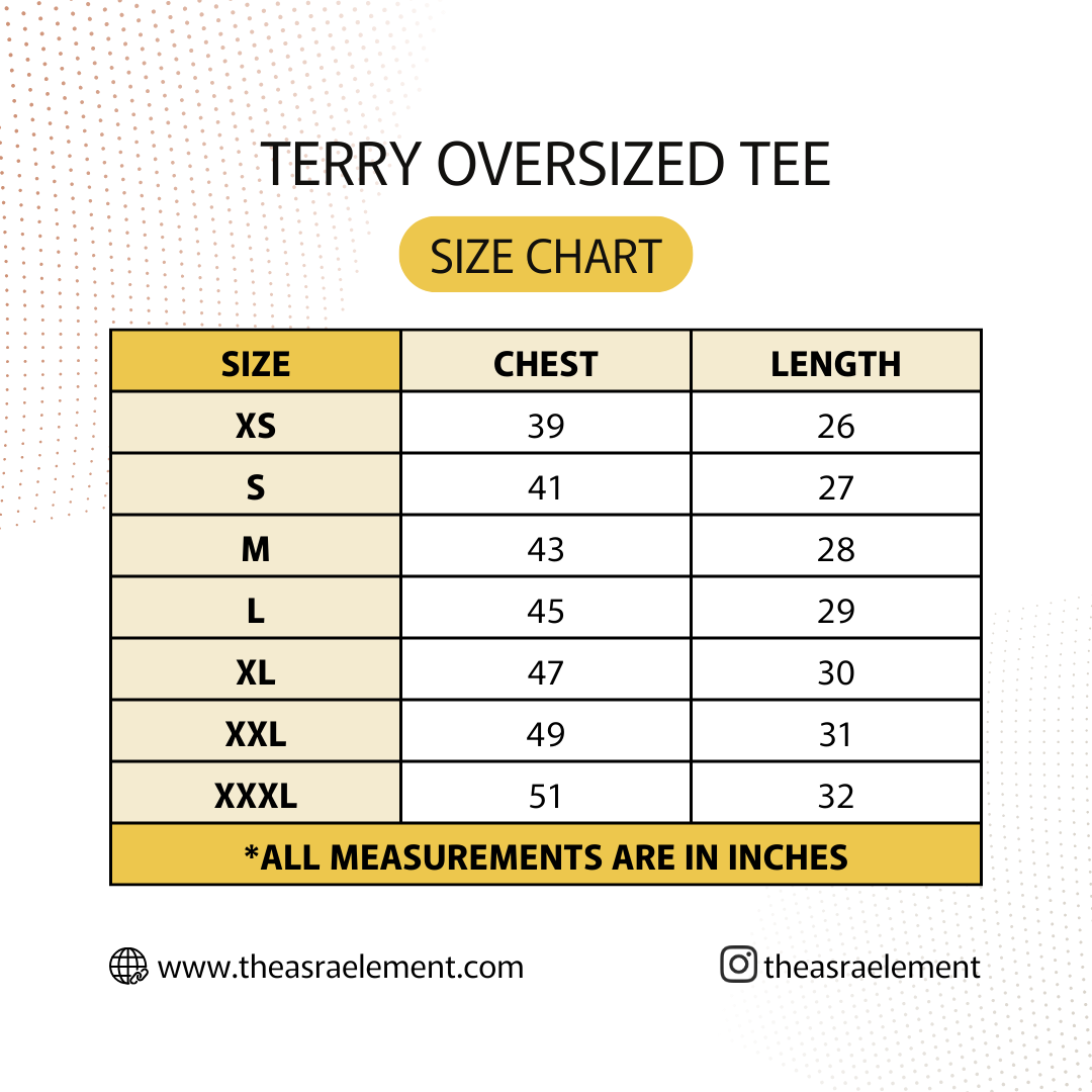 Terry Oversized Tee